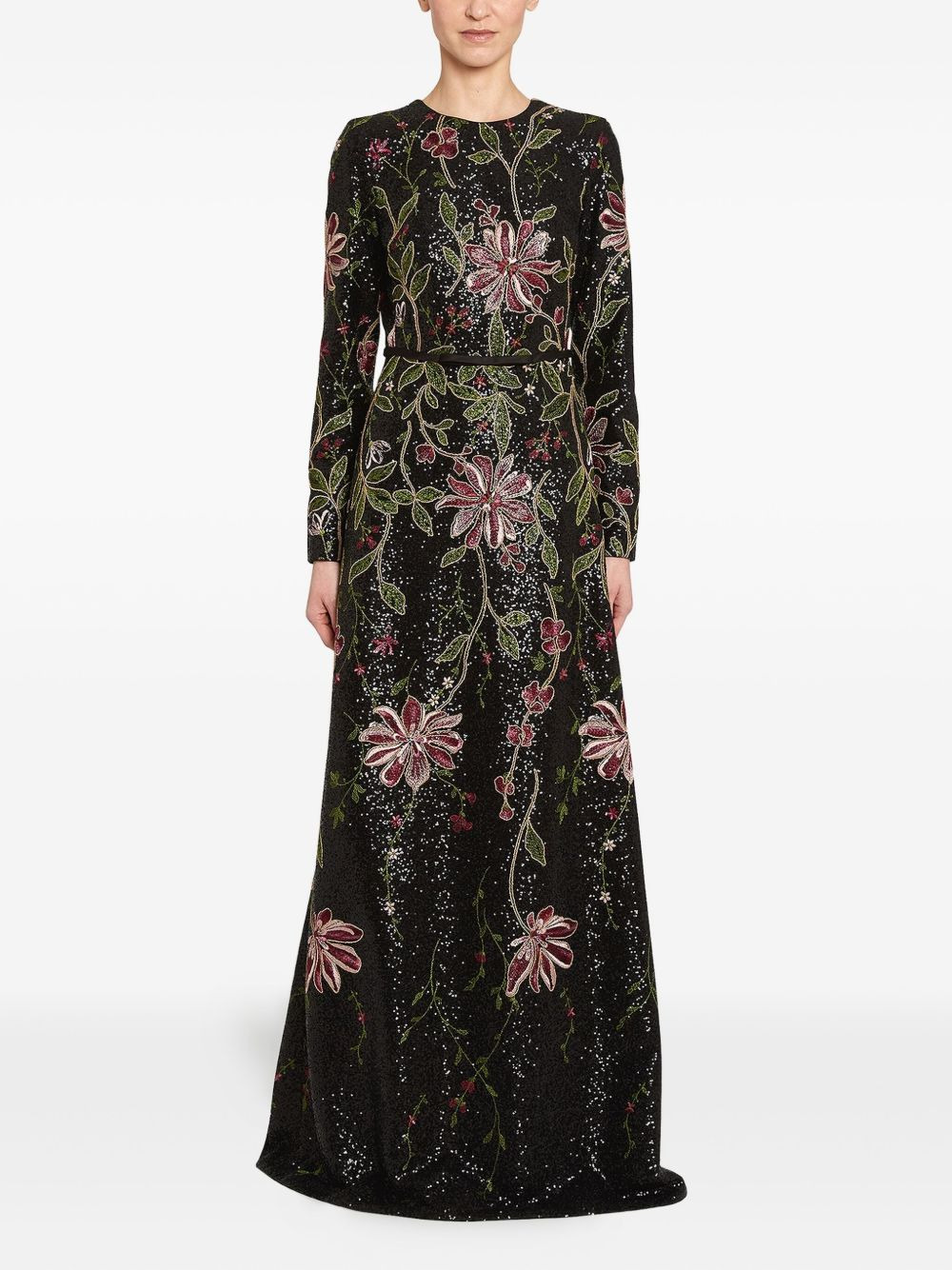 sequin-embellishment maxi dress - 2