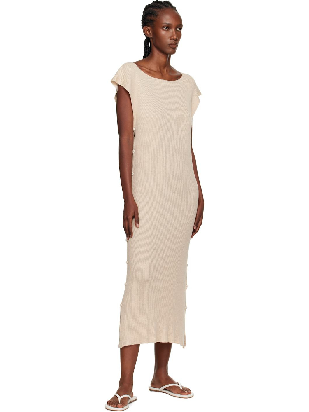 Beige Franca Maxi Dress - 4