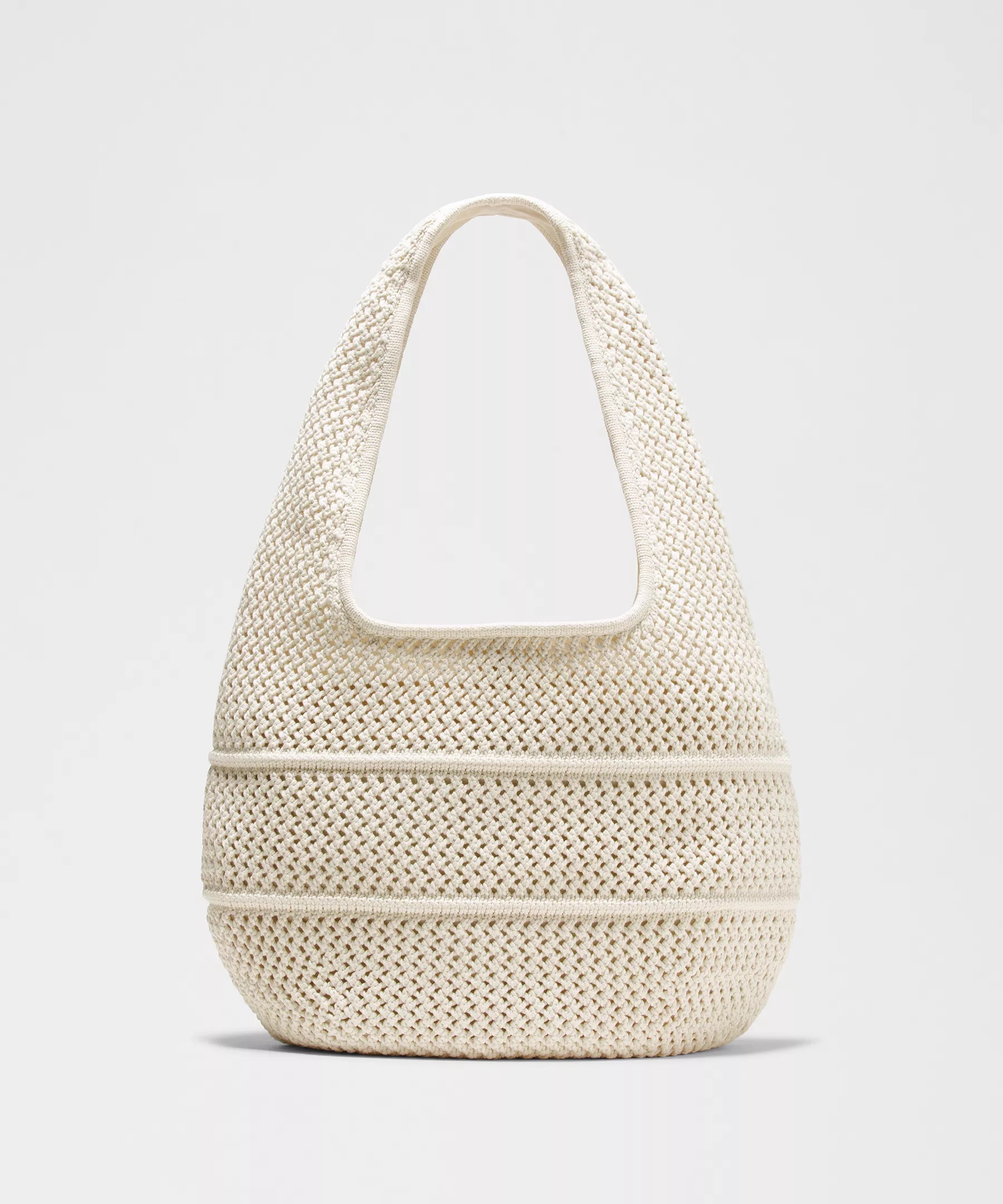 Cotton Crochet Shoulder Bag 7L - 3