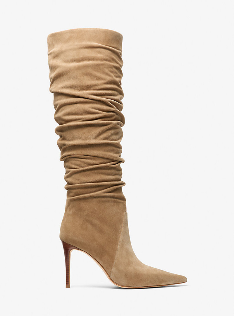 MICHAEL KORS Dawn Suede Boot outlook
