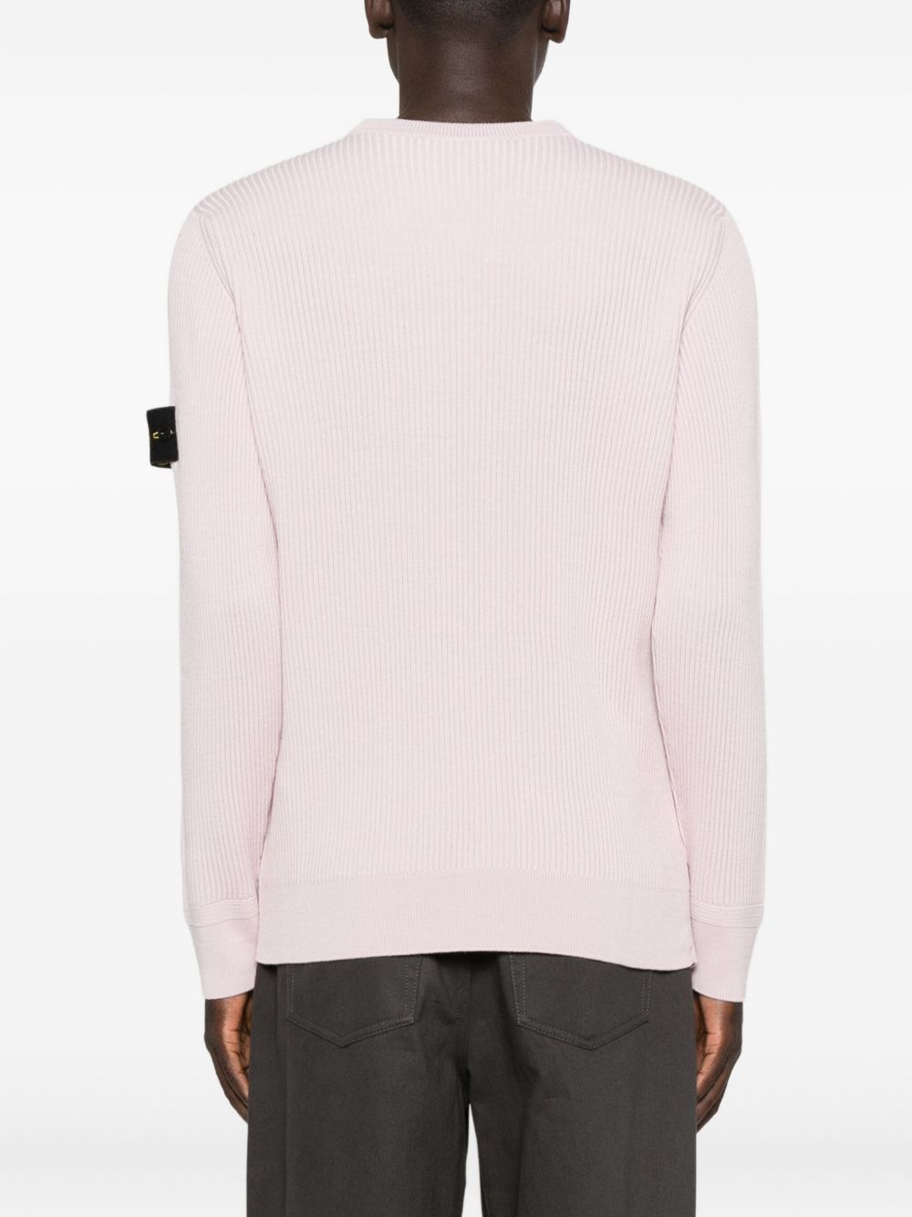ribbed crew-neck sweater - 4