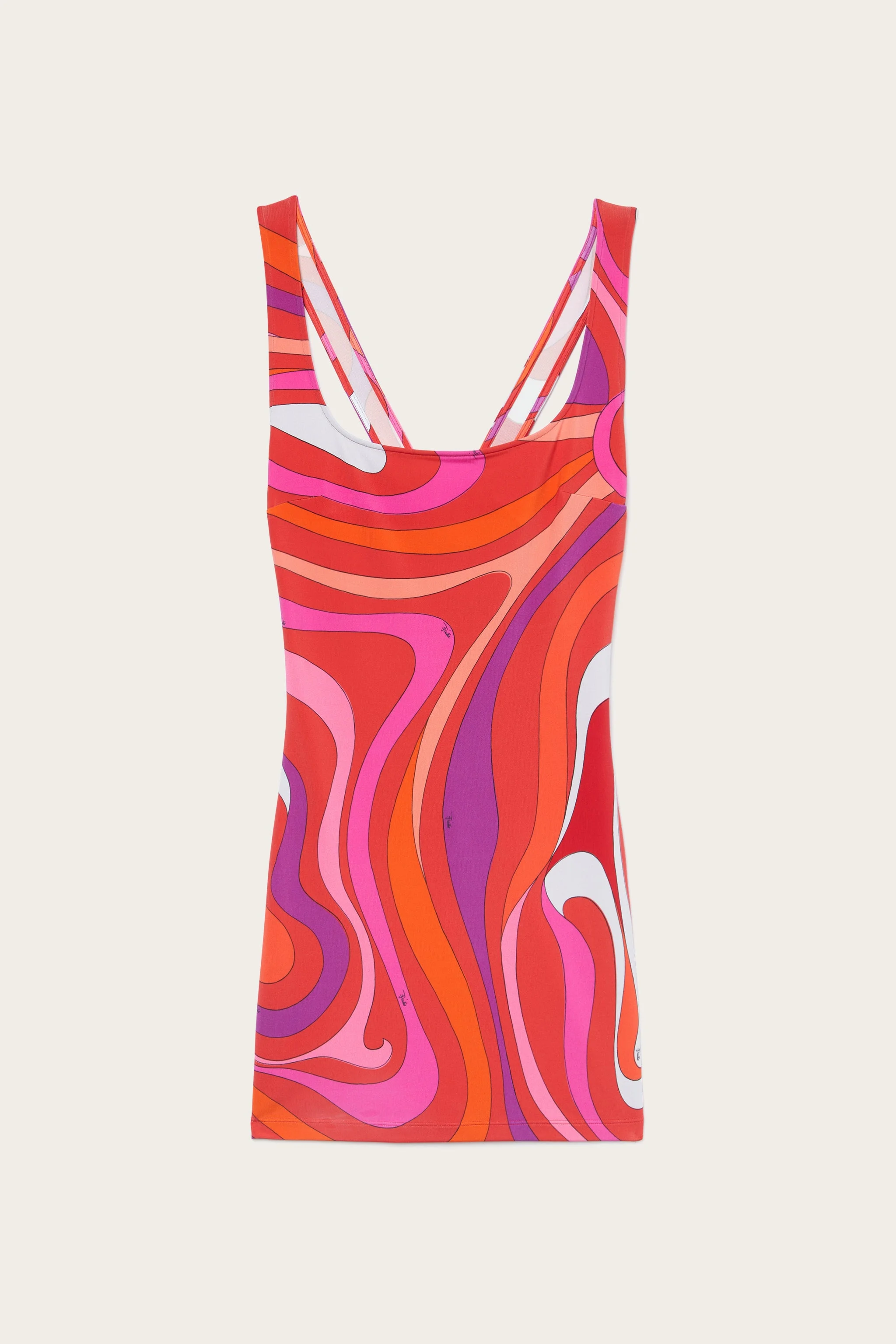 MARMO PRINT MINI DRESS - 1