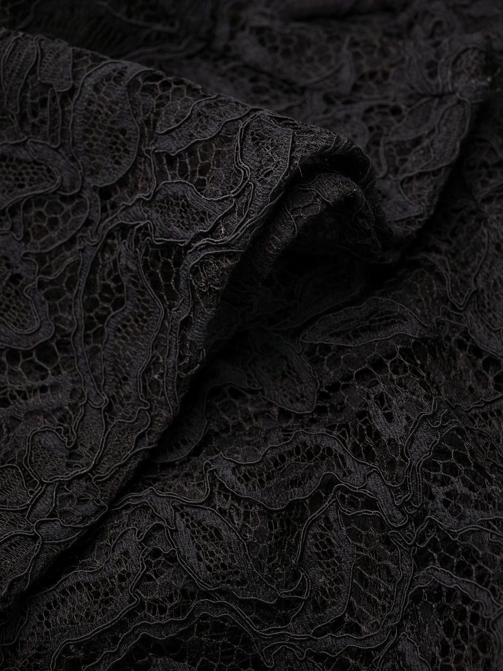 straight-leg floral lace trousers - 5