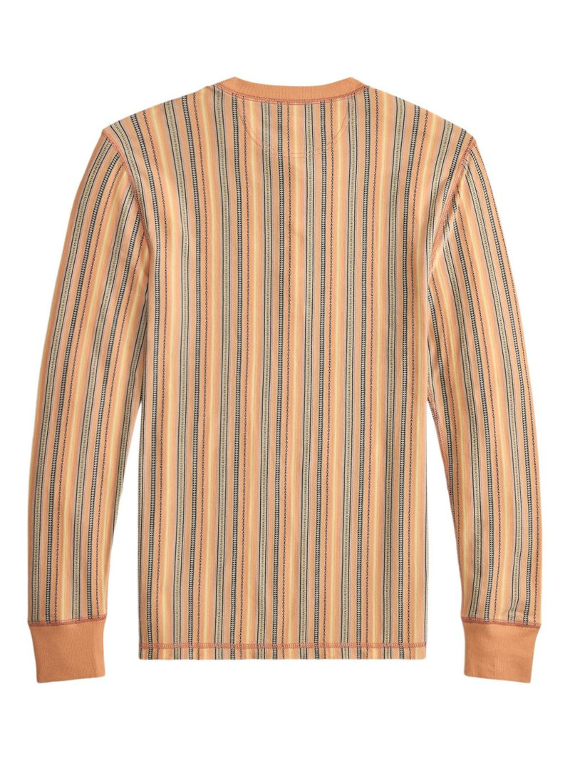 RRL by Ralph Lauren striped long-sleeve T-shirt outlook