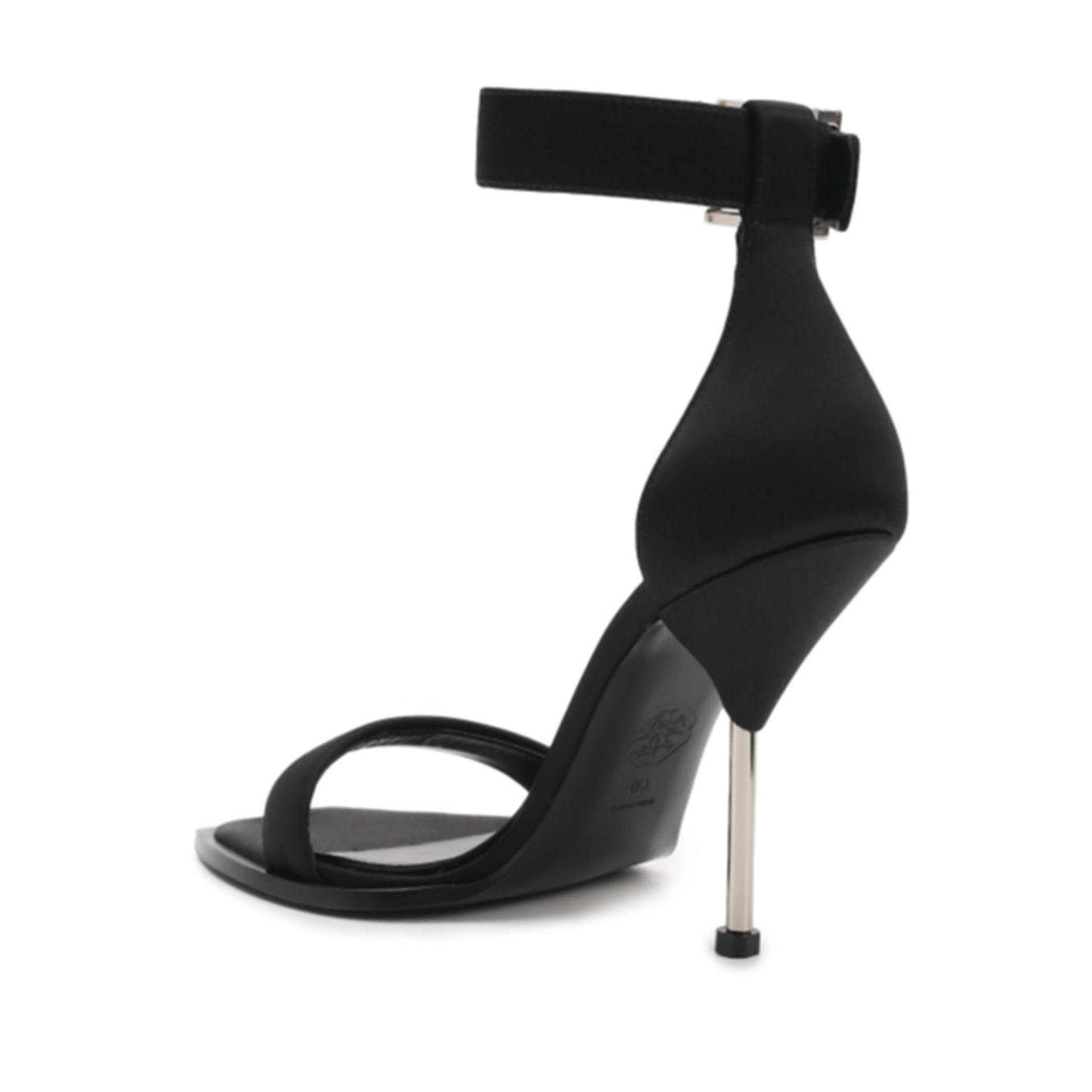 Alexander Mcqueen Silk Satin Heel Sandals Women - 3