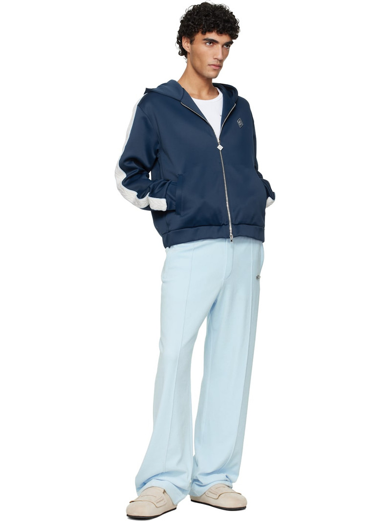 CASABLANCA Navy Scuba Zip Track Jacket outlook