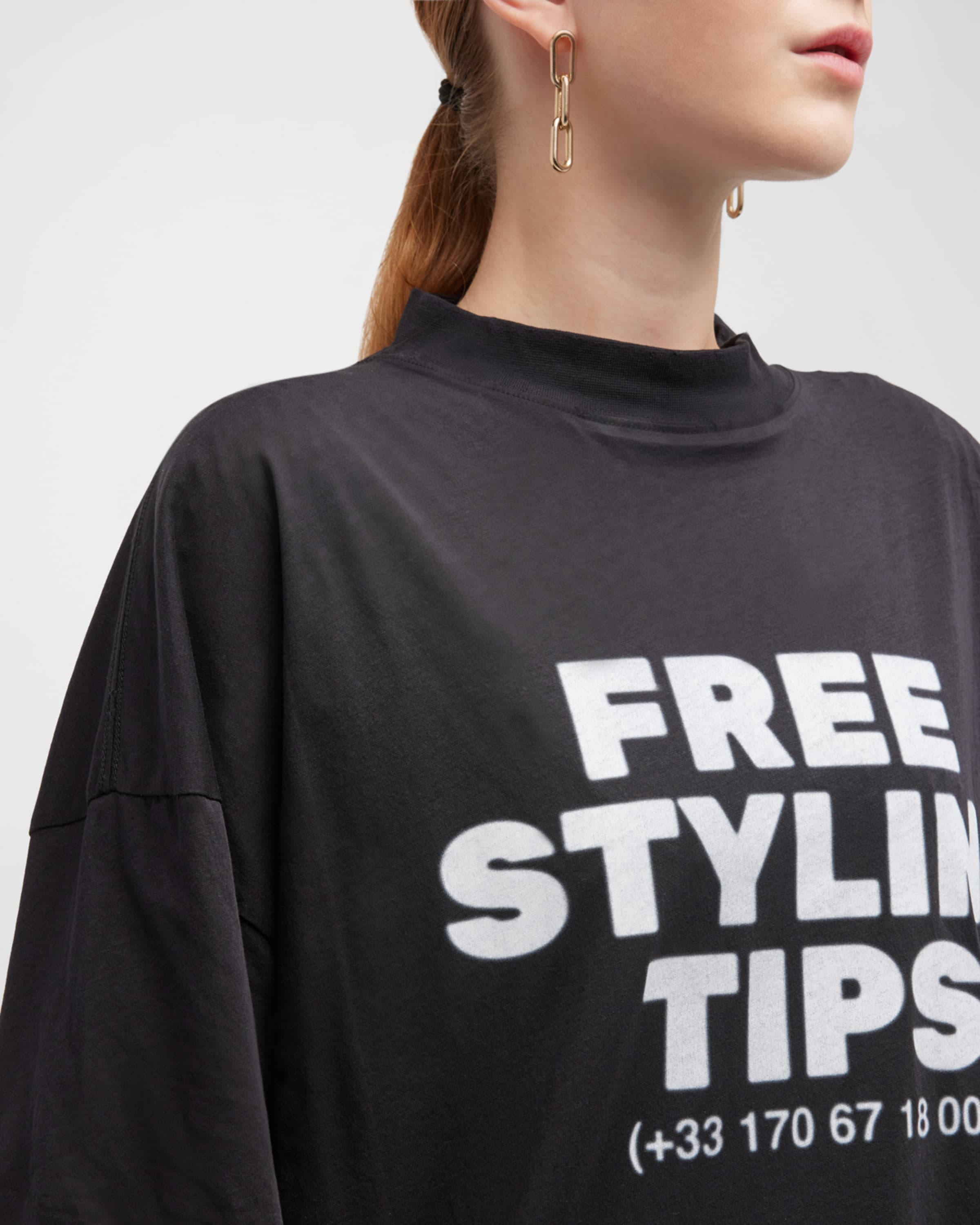 BALENCIAGA Styling Hotline T Shirt Large Fit neimanmarcus