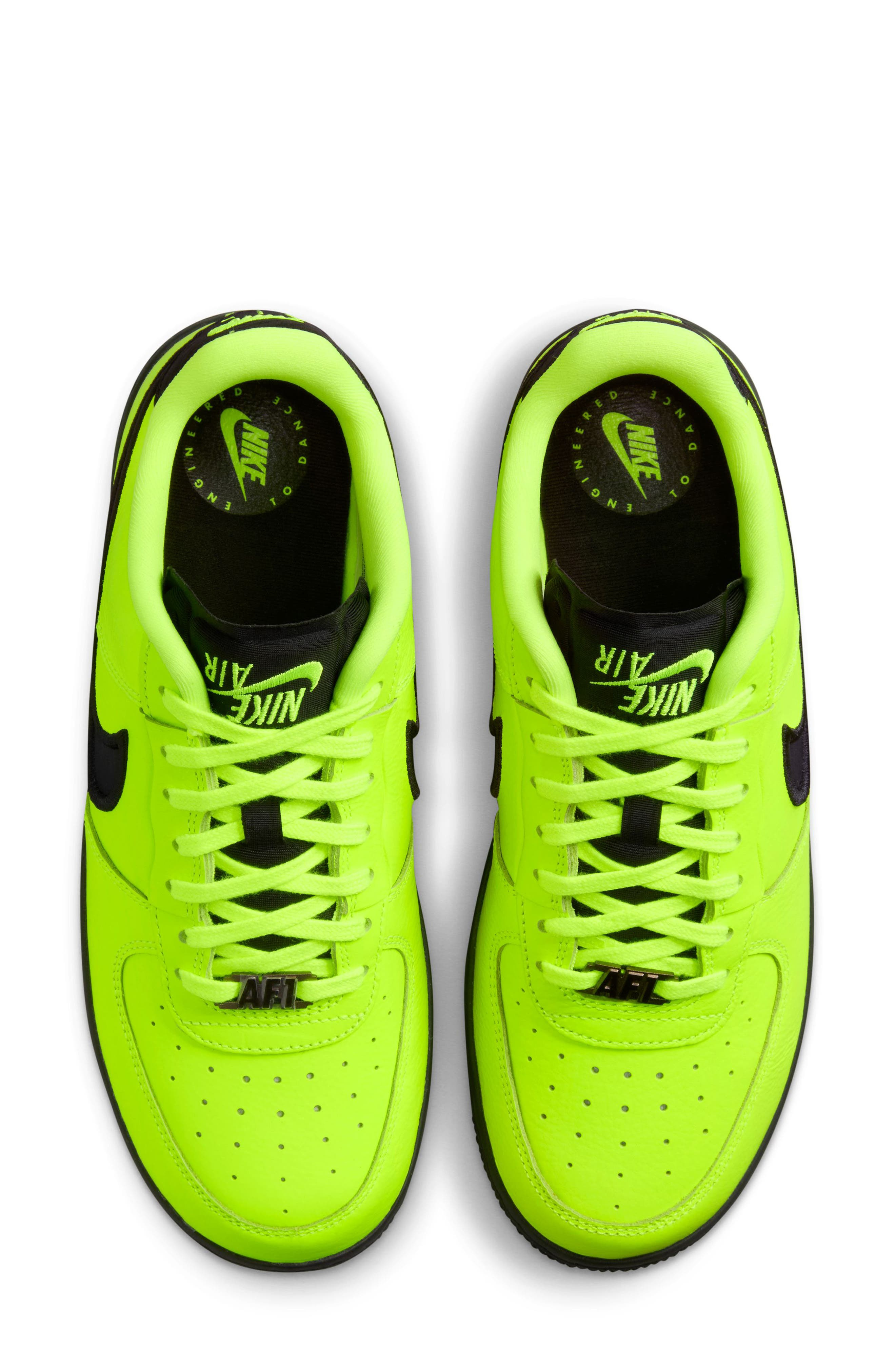 Nike Air Force 1 Dance Sneaker in Volt/Black/Gunmetal at Nordstrom - 3
