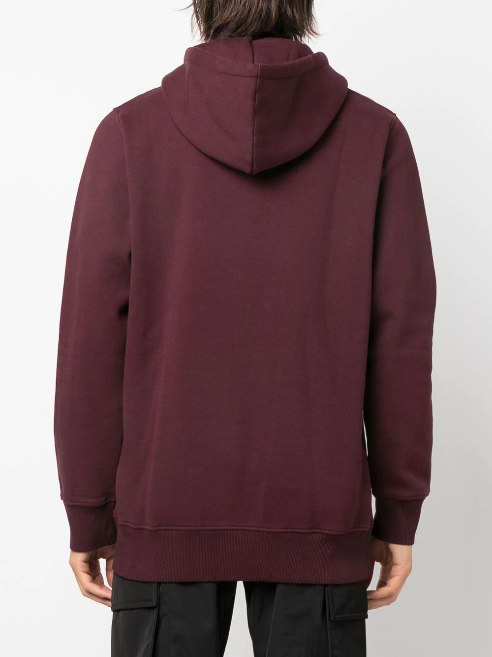 logo-print long-sleeved hoodie - 5