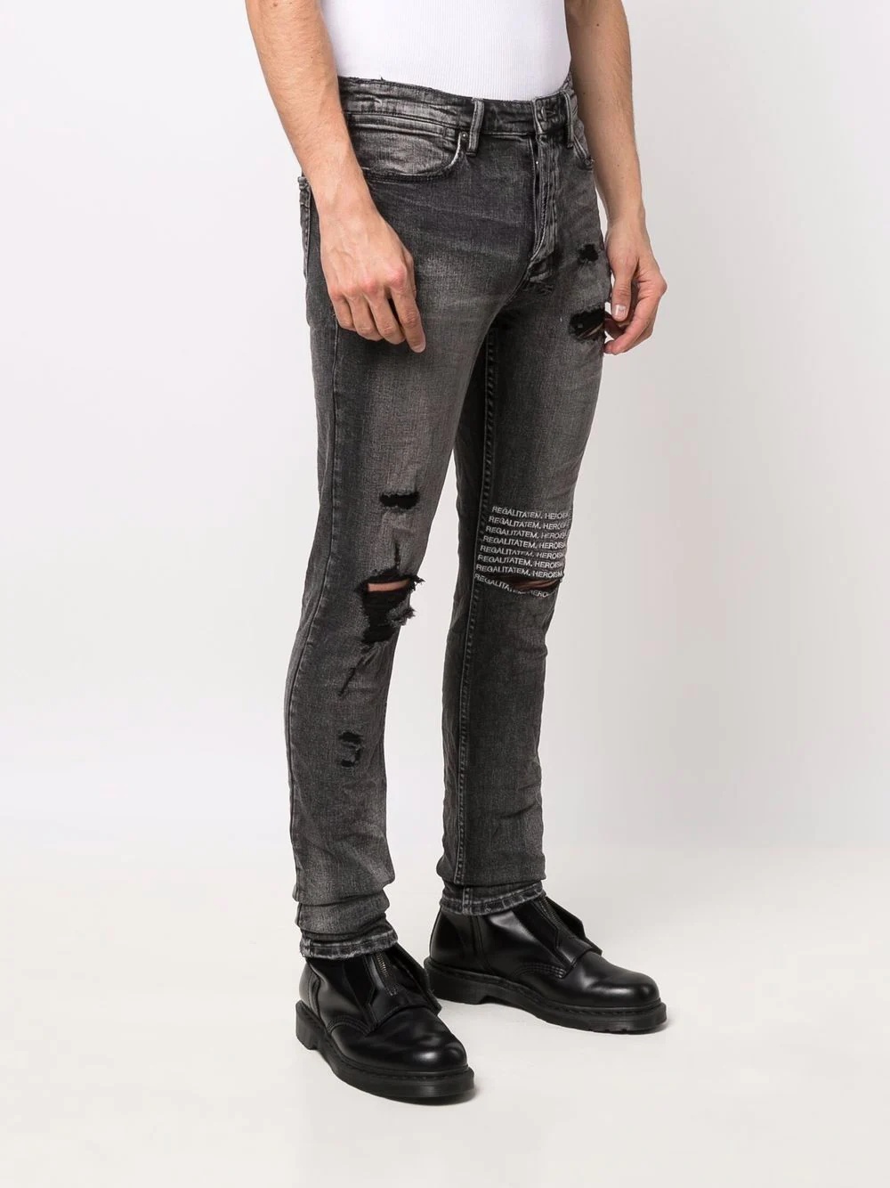 low-rise slim-cut jeans - 3