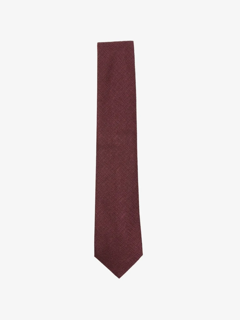 textured-weave silk tie - 1