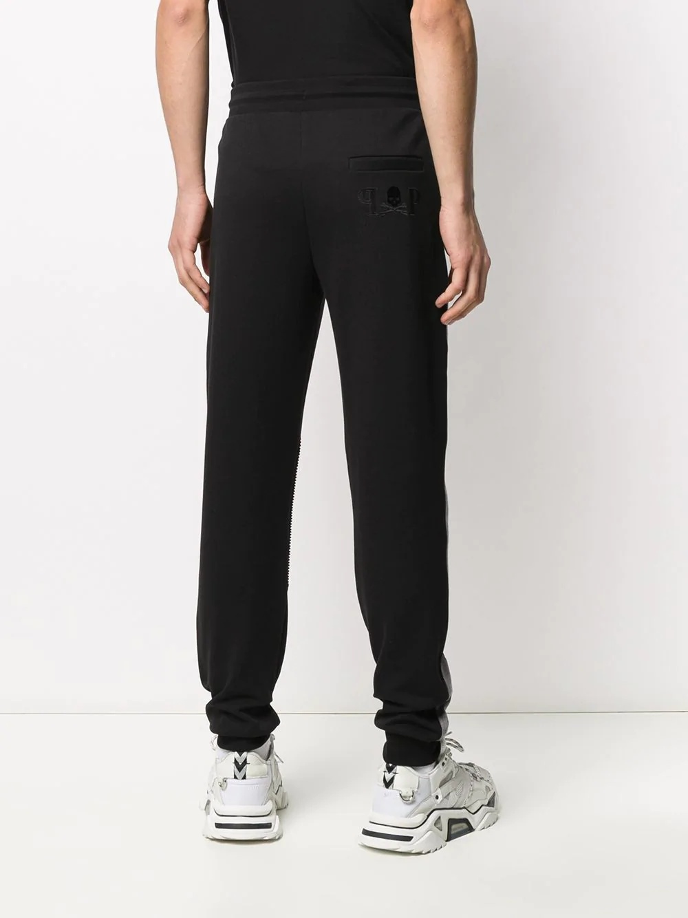 side stripe track trousers - 4