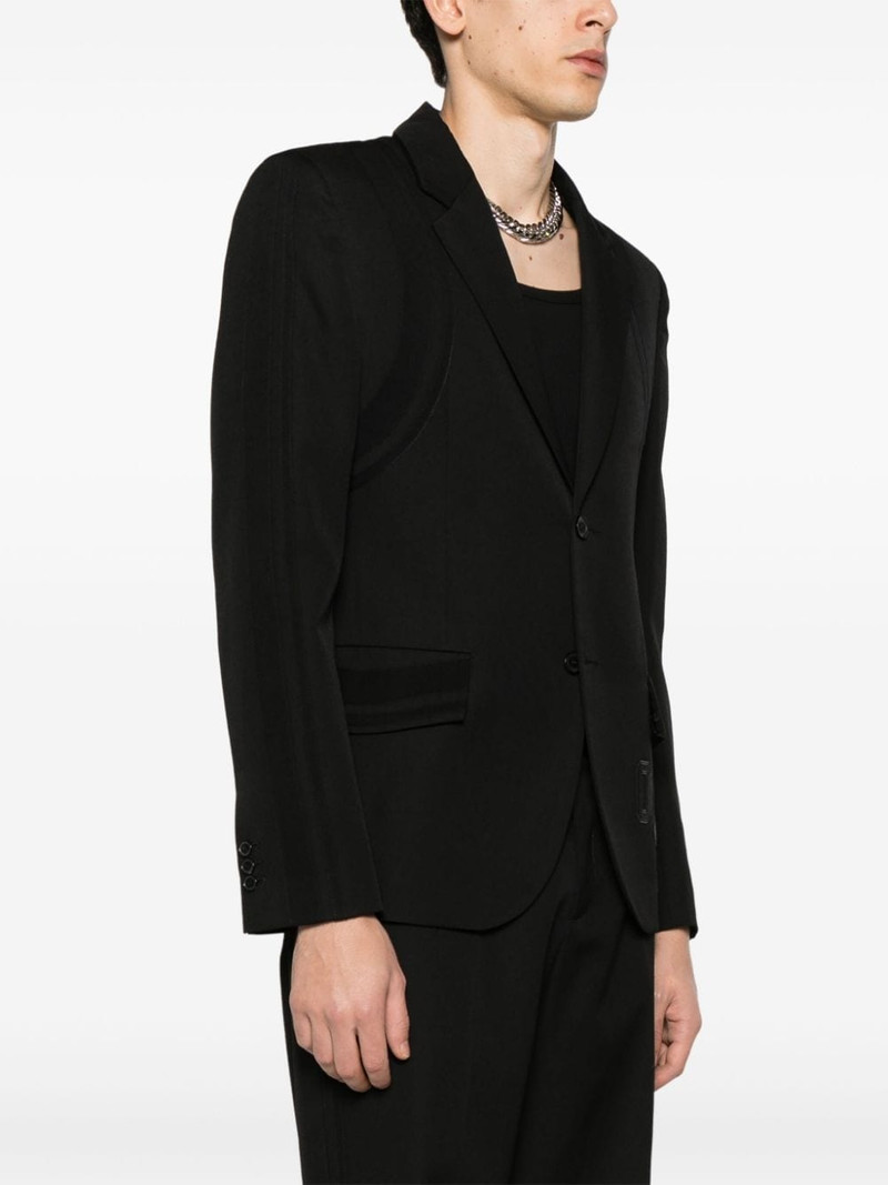다양성 단 하나 breasted blazer 3