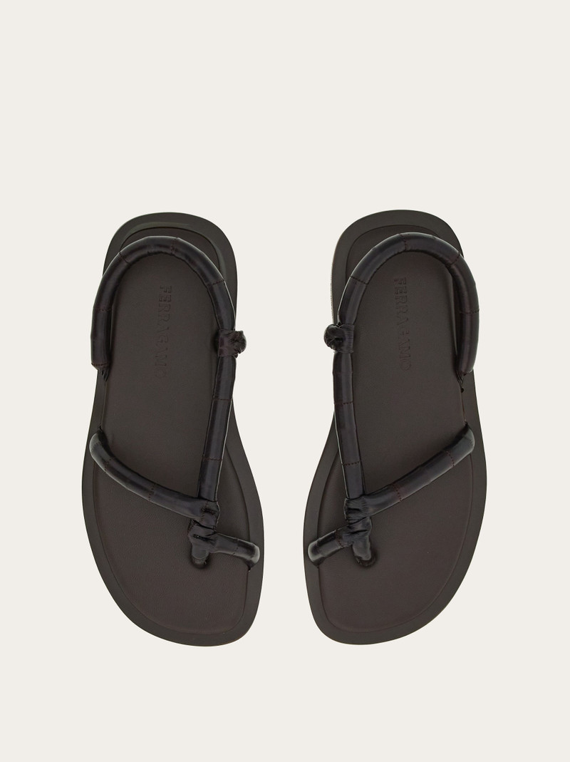 FERRAGAMO Flat strappy sandal outlook