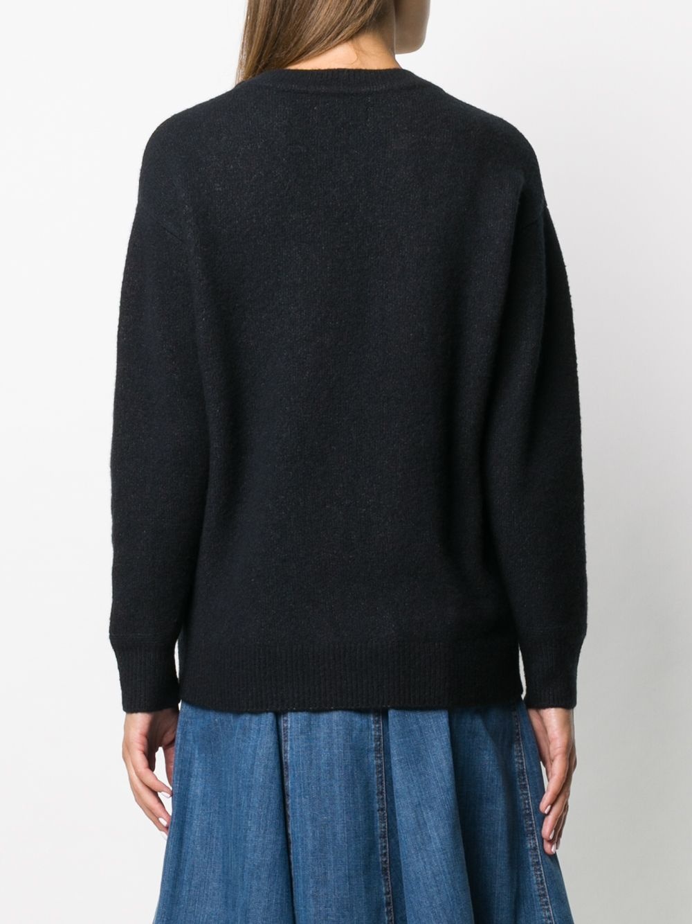 crew-neck knit jumper - 4