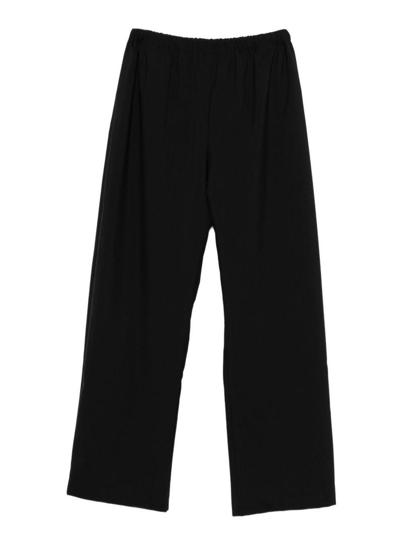 elasticated-waistband trousers 1