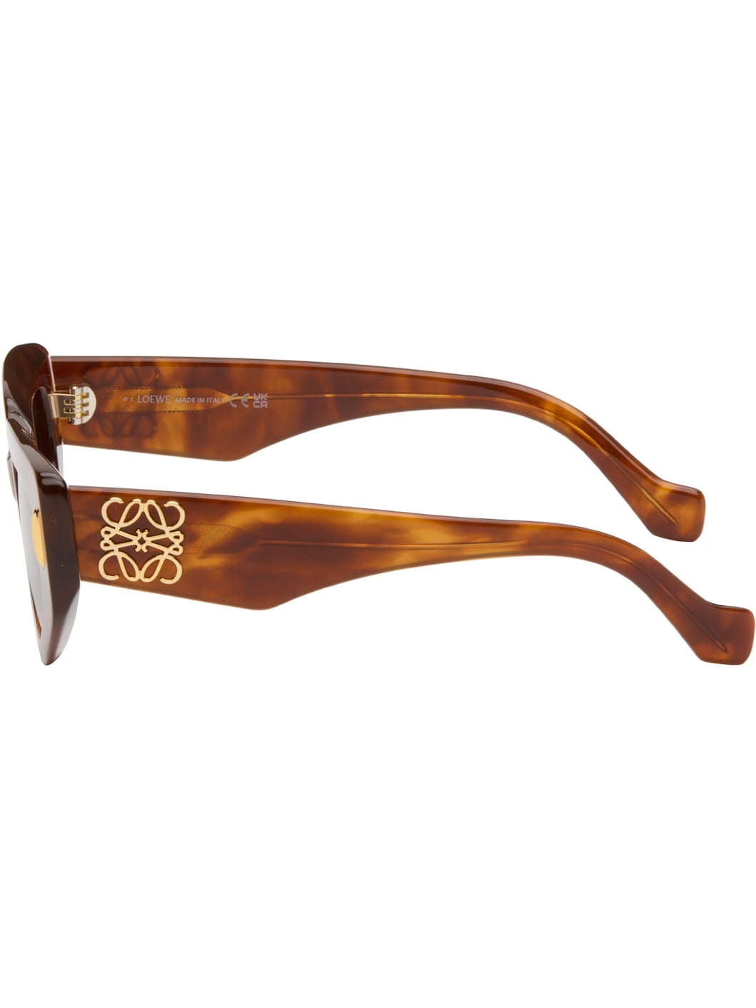 Brown Small Butterfly Screen Sunglasses - 3