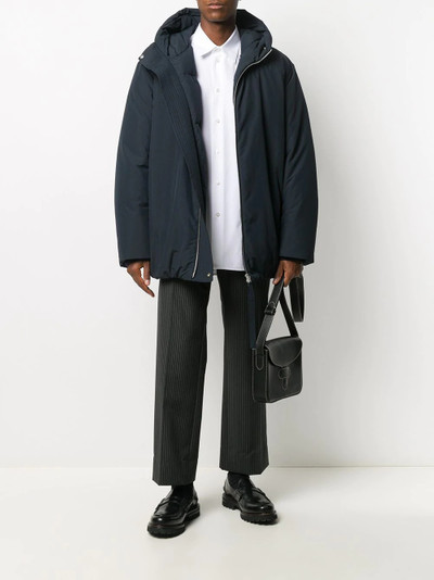 Jil Sander hooded puffer coat outlook