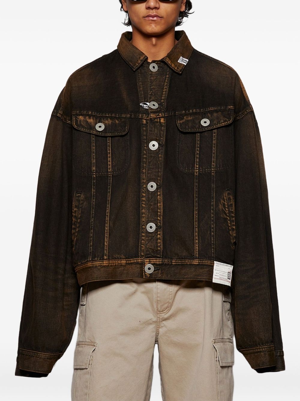 Both Sides Front denim jacket - 3