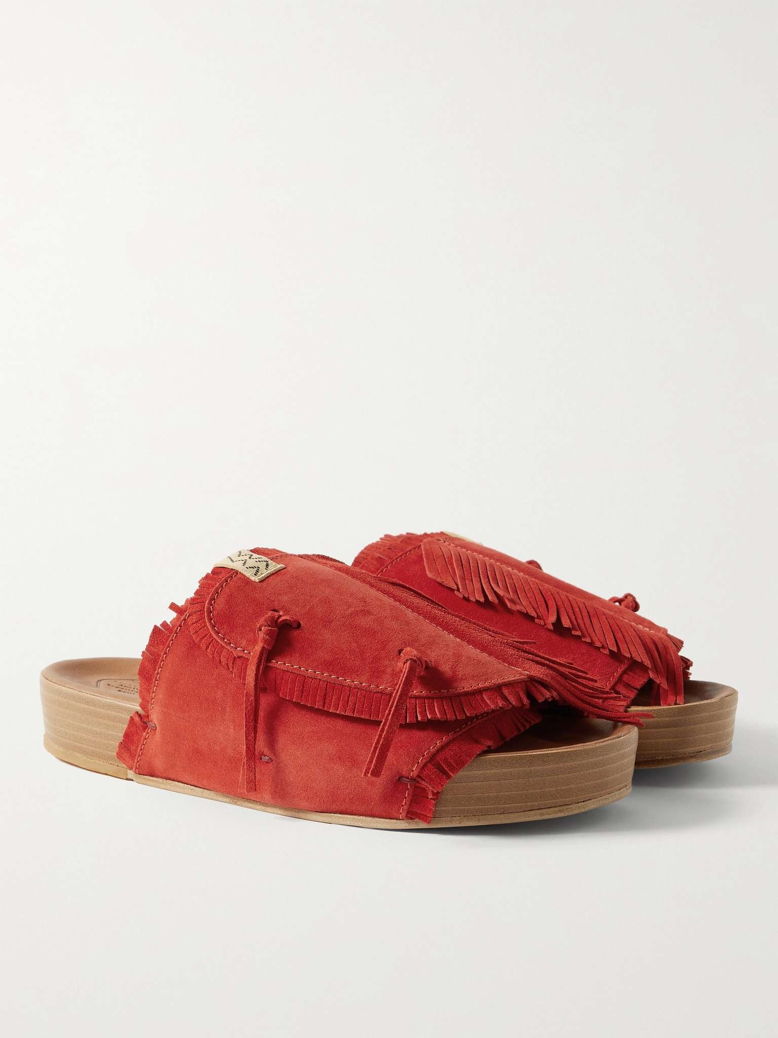 Christo Shaman-Folk Fringed Suede Sandals - 4