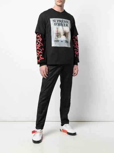 Supreme D'Hiver print T-shirt outlook