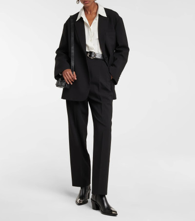 The Frankie Shop Bea twill blazer outlook