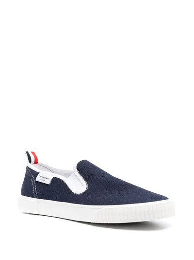 Thom Browne slip-on flat sneakers outlook