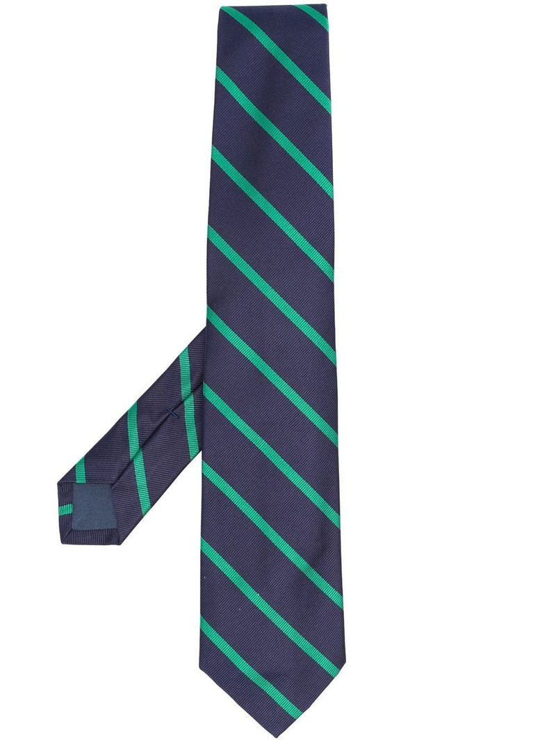 diagonal stripe silk tie 1