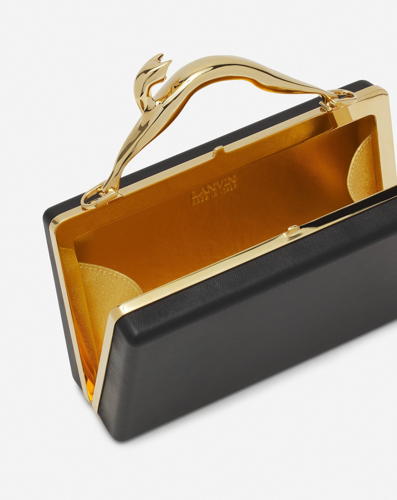 FUSION CAT LEATHER CLUTCH BAG - 6