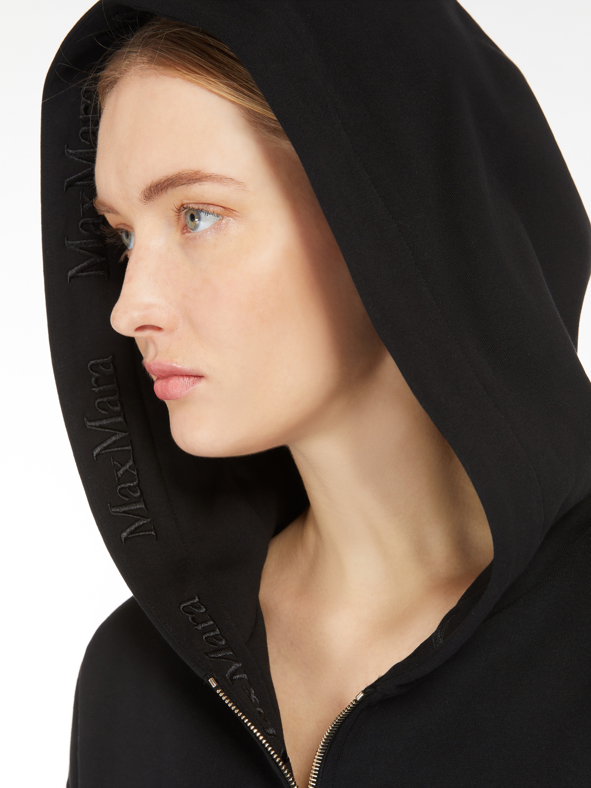 DOPPIA Zip-up cotton sweatshirt - 5