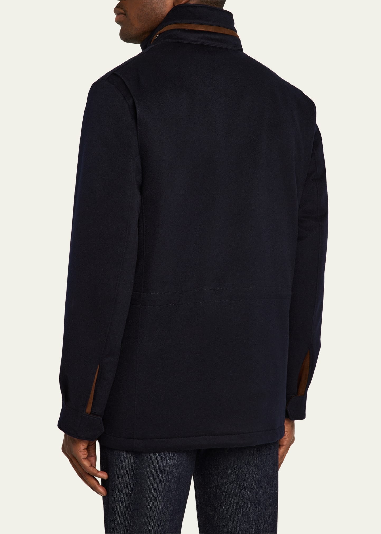 Men's Traveller Cashmere Full-Zip Field Jacket - 3