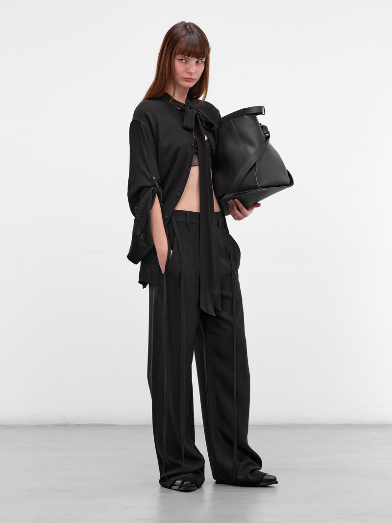 Ann Demeulemeester Dien Black Foulard Dot Shirt outlook