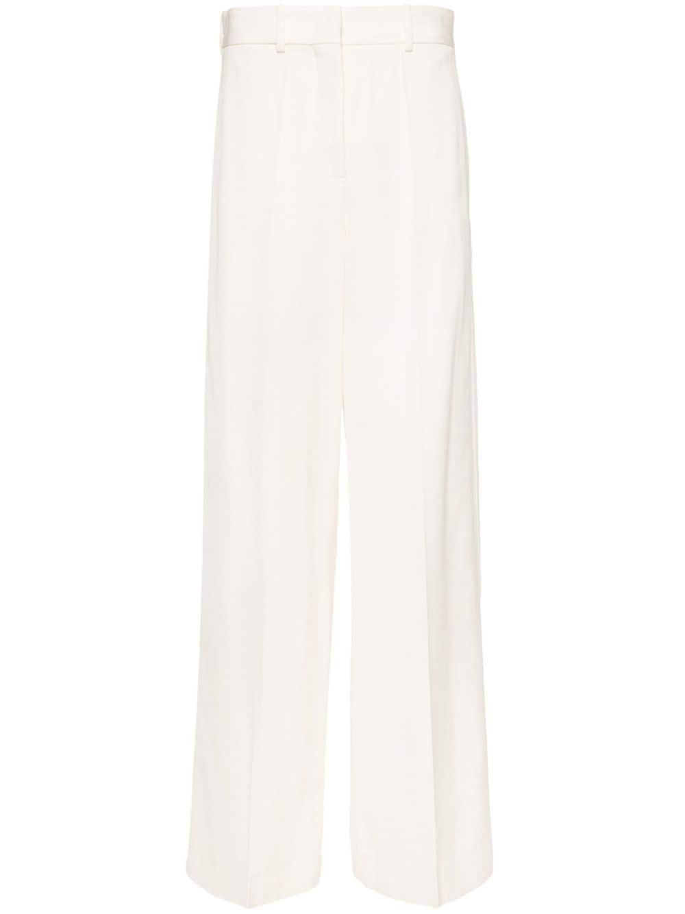 wide-leg tailored trousers - 1