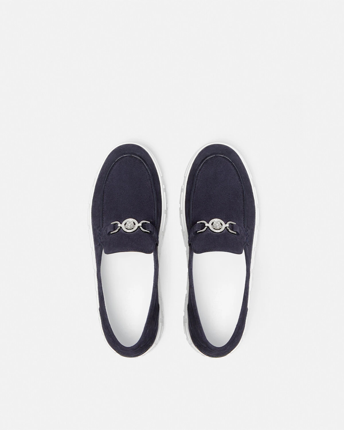 Medusa '95 Suede Greca Loafers - 4