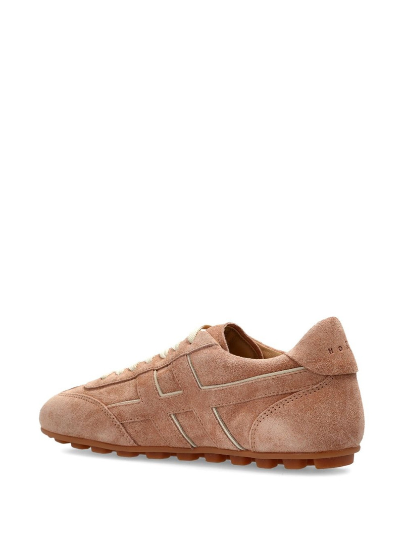 Olympia H-detail leather trainers 3