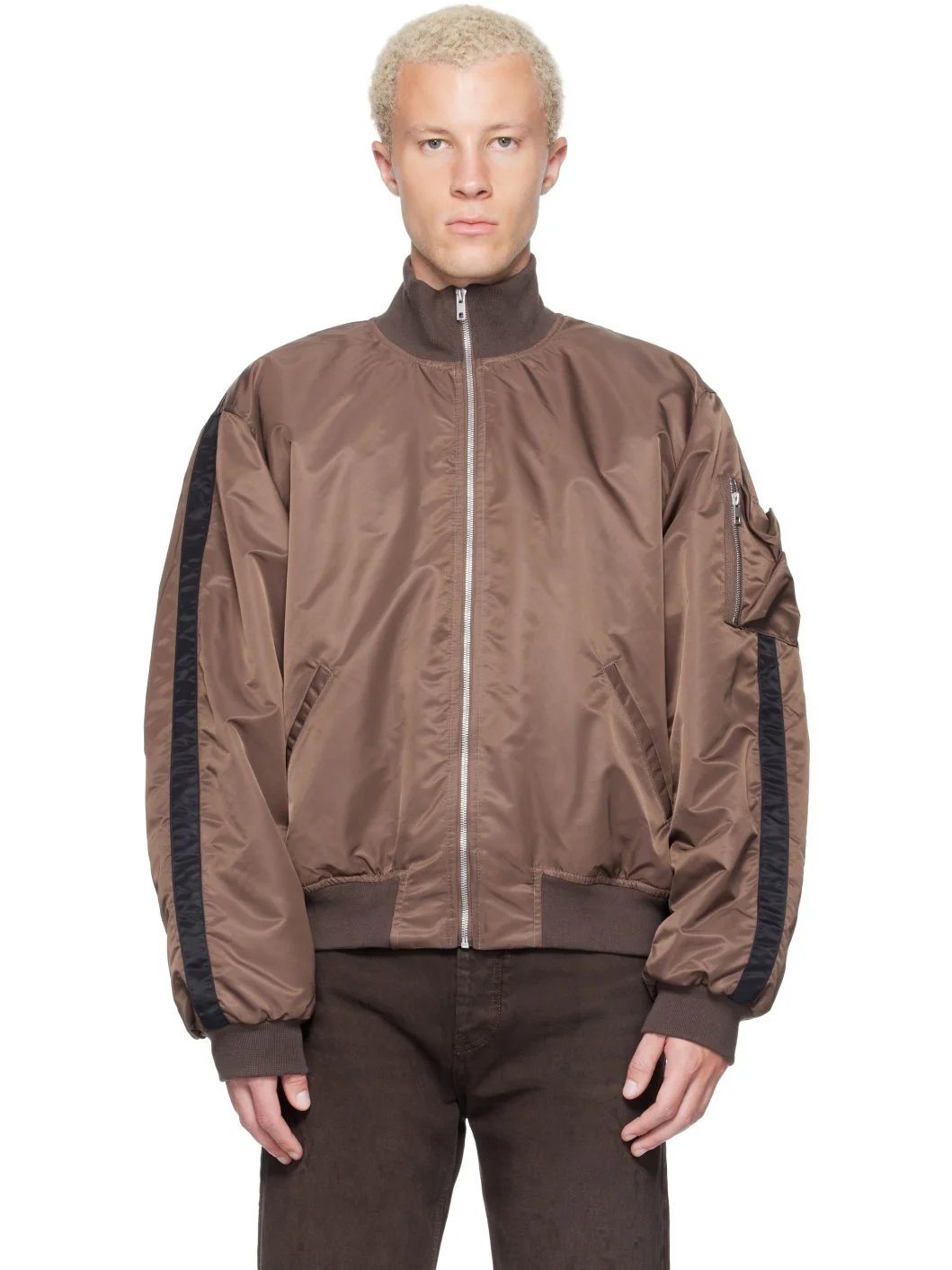 Brown RL Bomber Jacket - 1