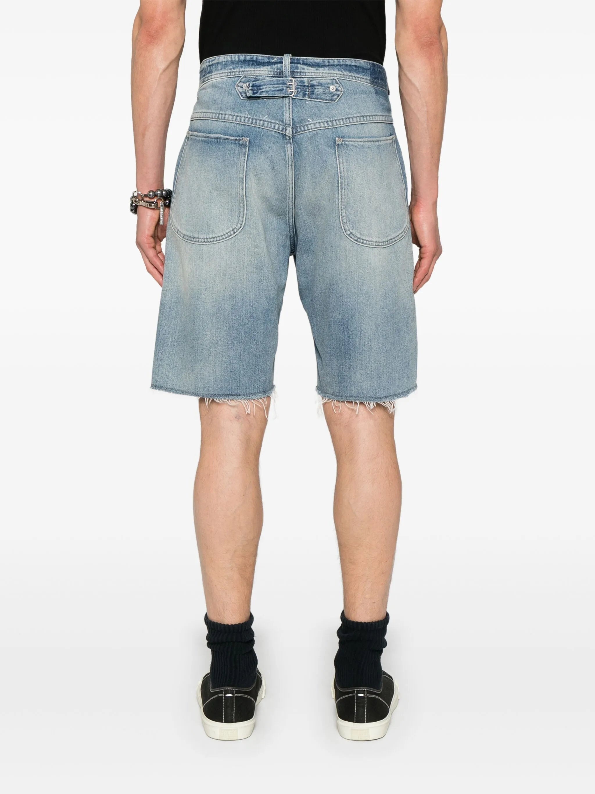 Cut-off Denim Shorts - 5
