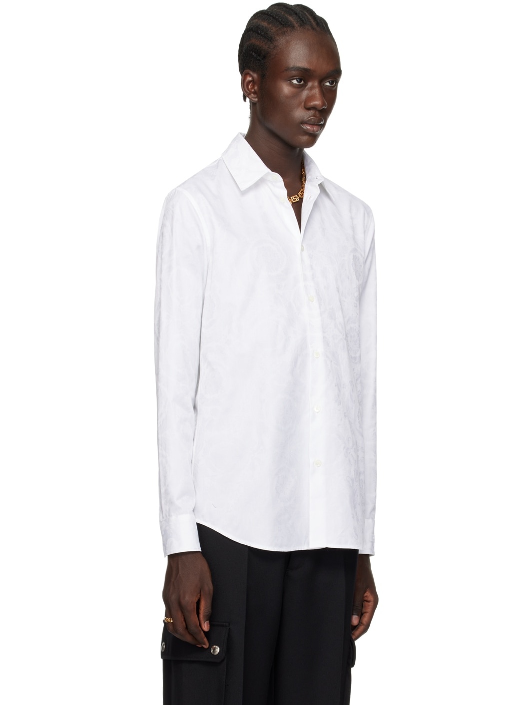 White Barocco Shirt - 2