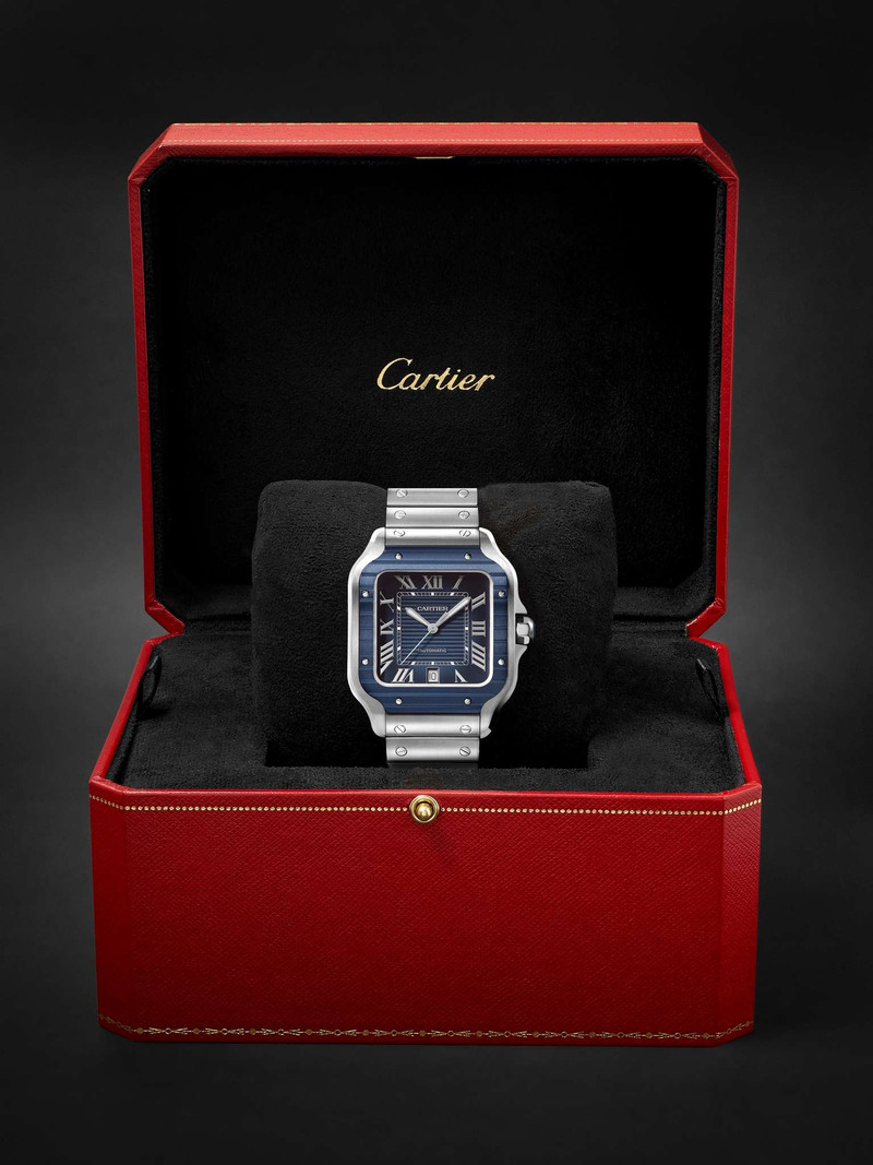 Santos de Cartier Automatic 39.8mm Stainless Steel and PVD-Coated Watch, Ref. No. CRWSSA0048 7