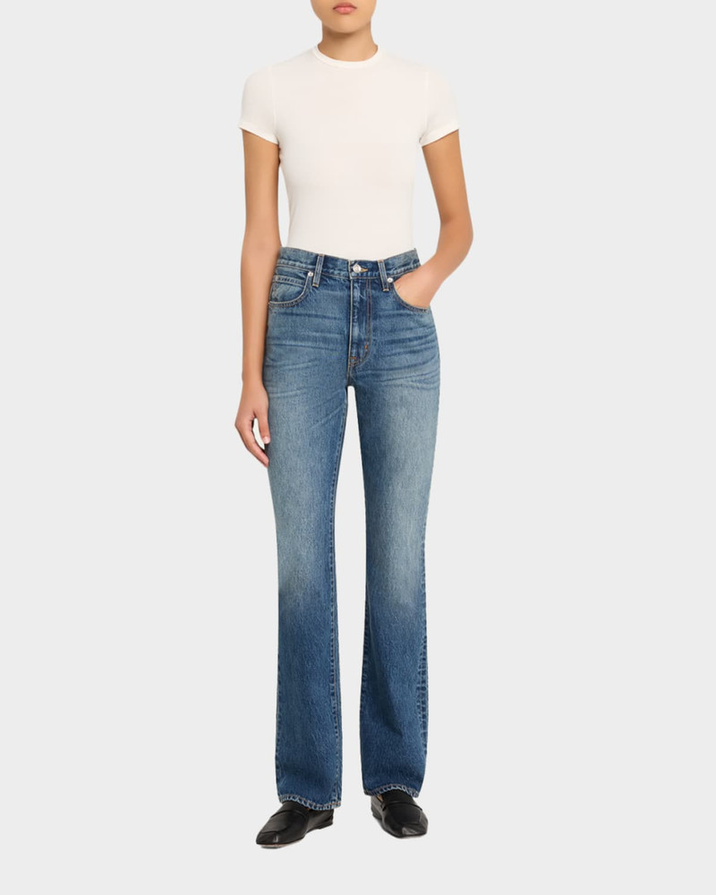 SLVRLAKE Jade High-Rise Slim Bootcut Jeans outlook