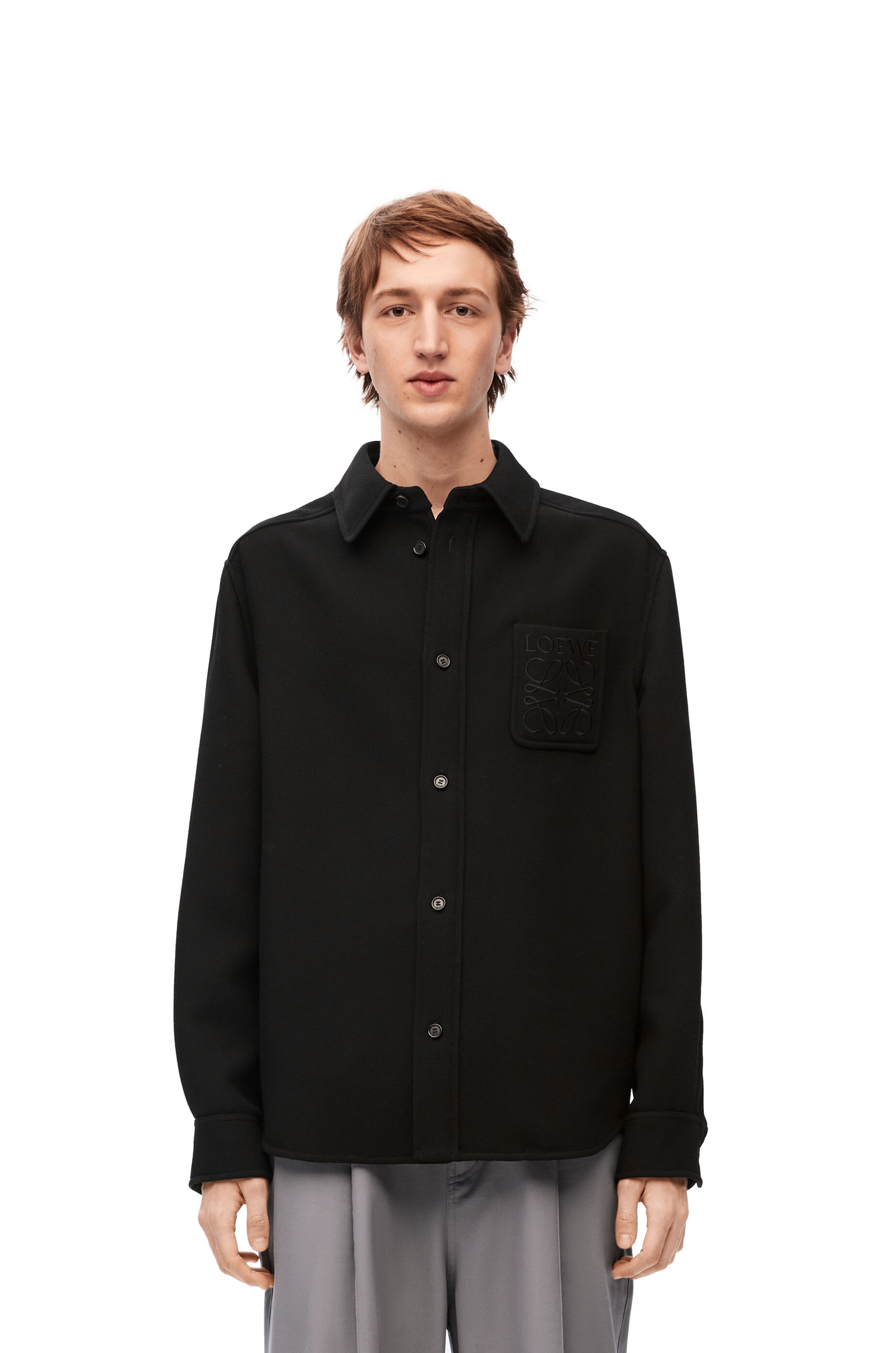 Overshirt in wool - 3