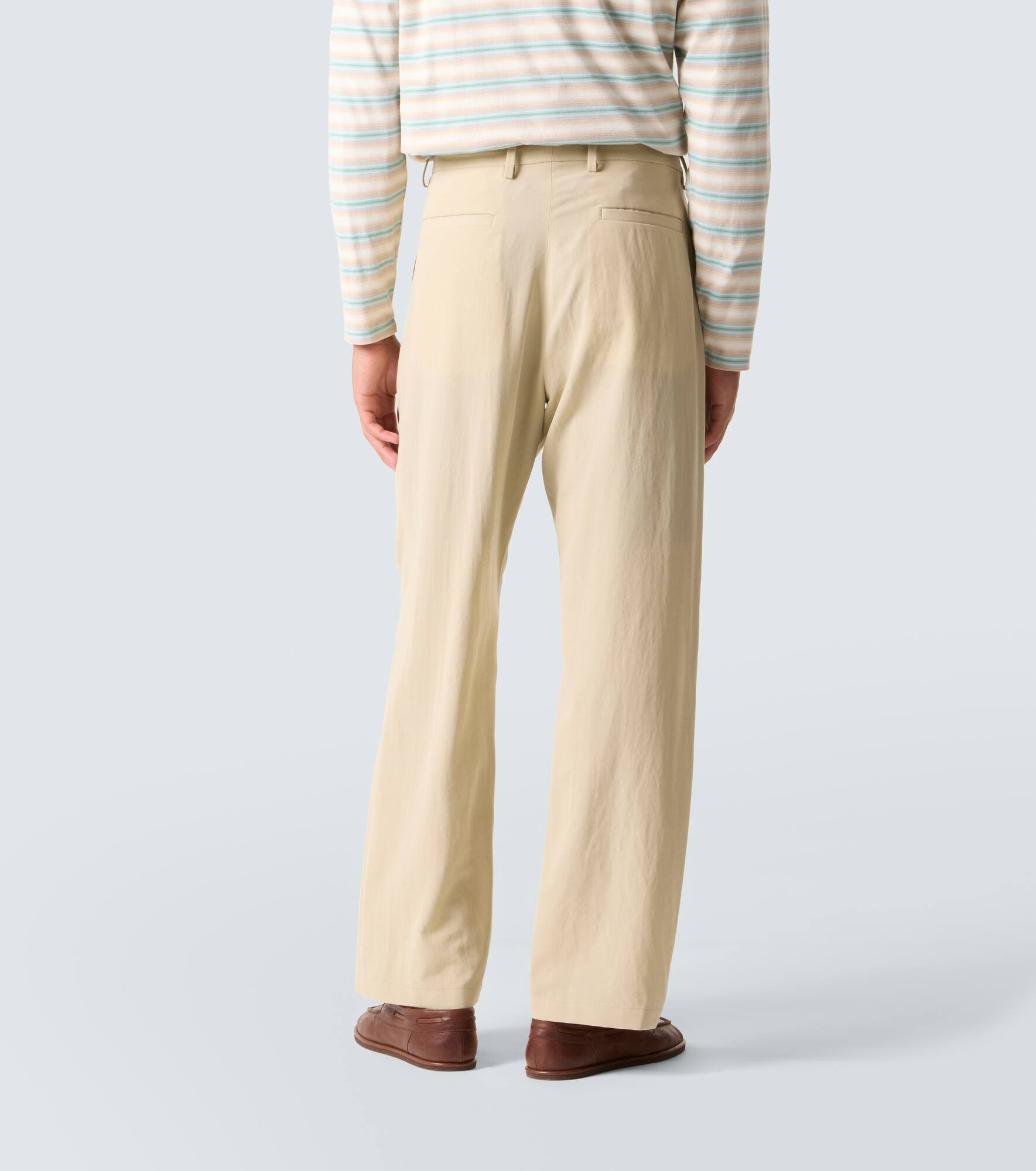 Cotton and wool viyella suit pants - 4