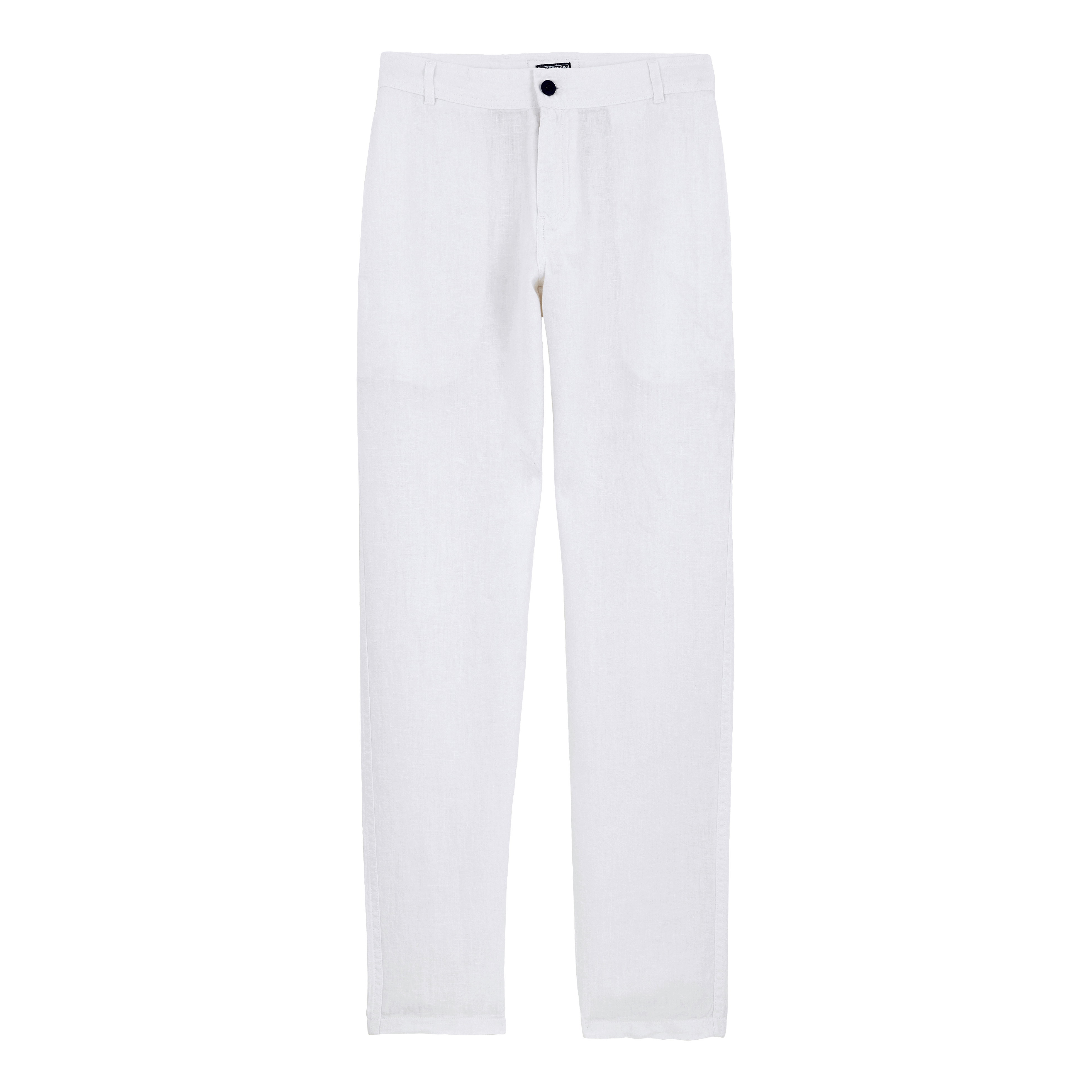 Men Linen Pants Solid - 1