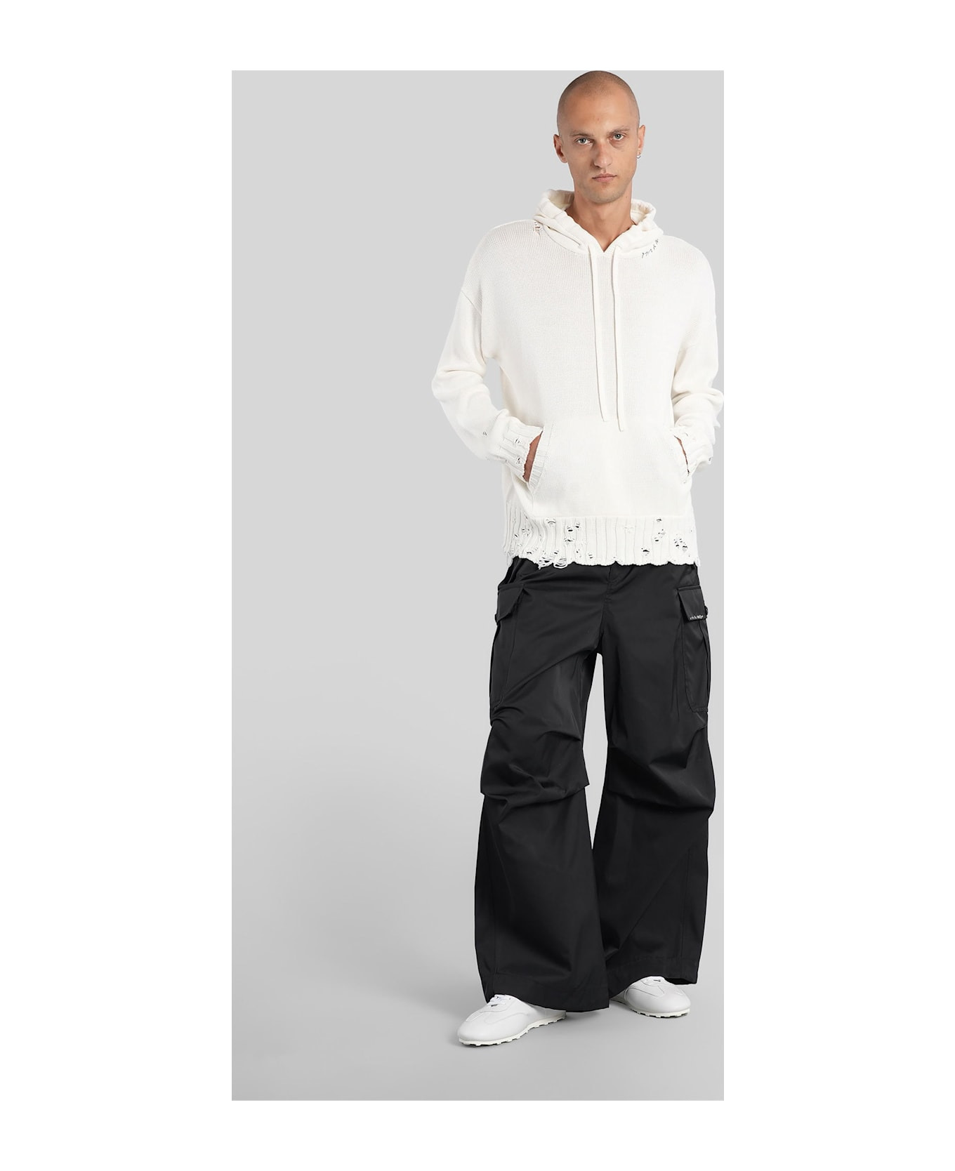 Sweatshirt In White Cotton - 2