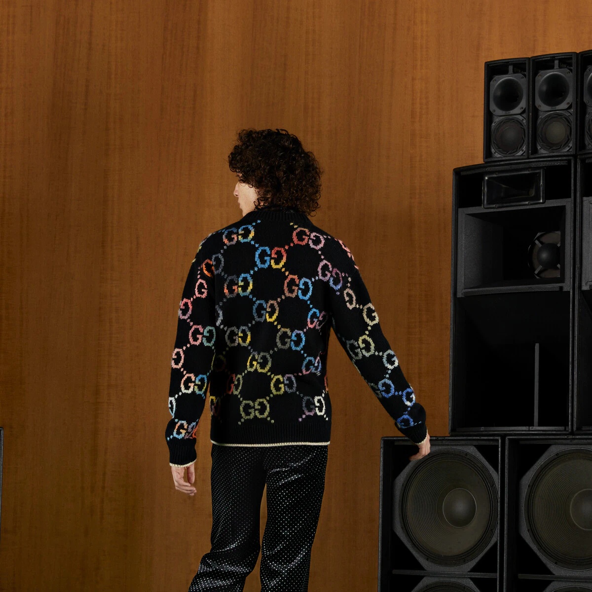 GG wool jacquard cardigan - 6
