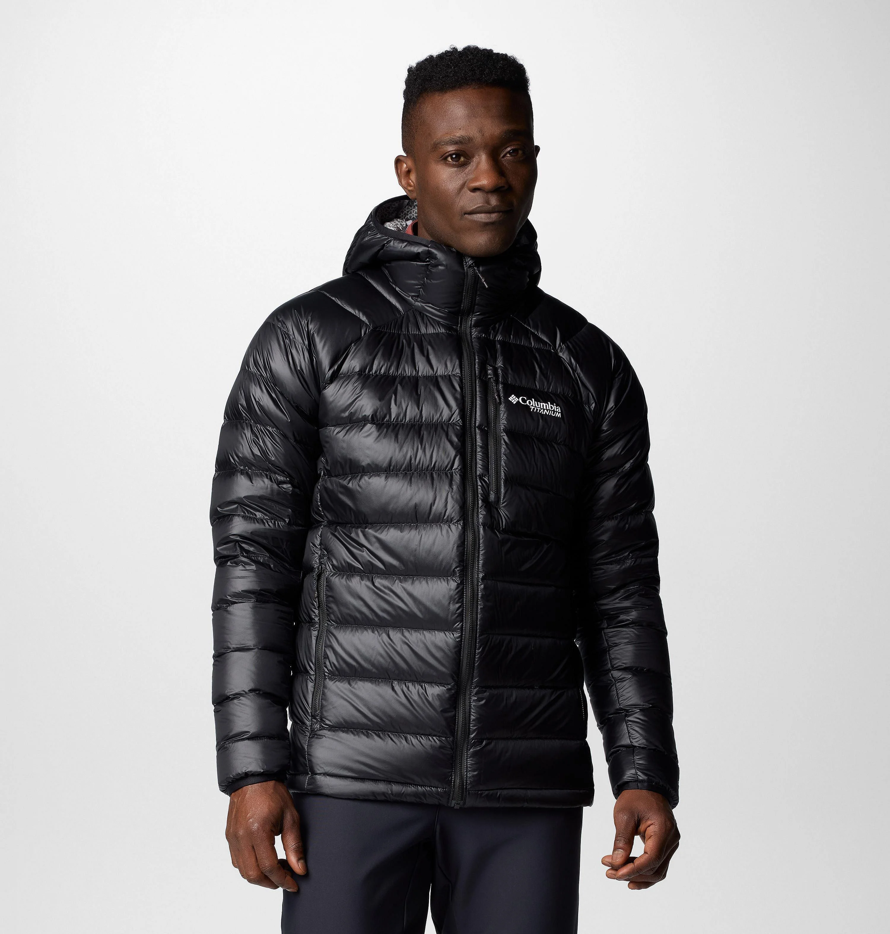Men's Arctic Crest Down Hooded Jacket - 1