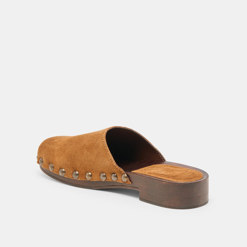 ALANIS FLATS CHESTNUT SUEDE 8