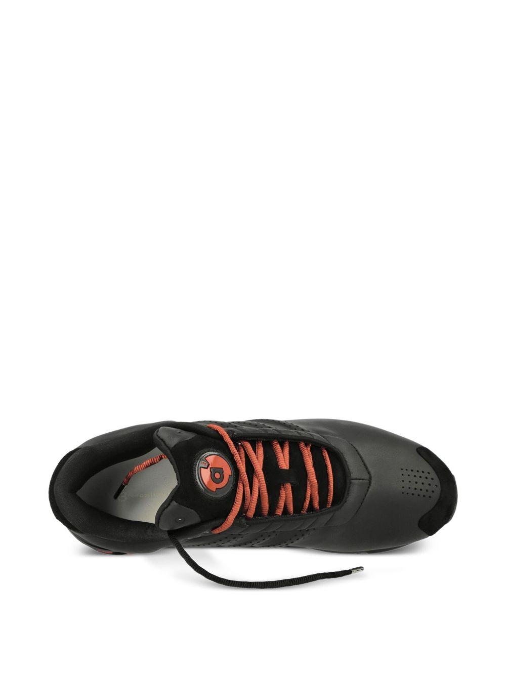 Control leather perforated sneakers - 3