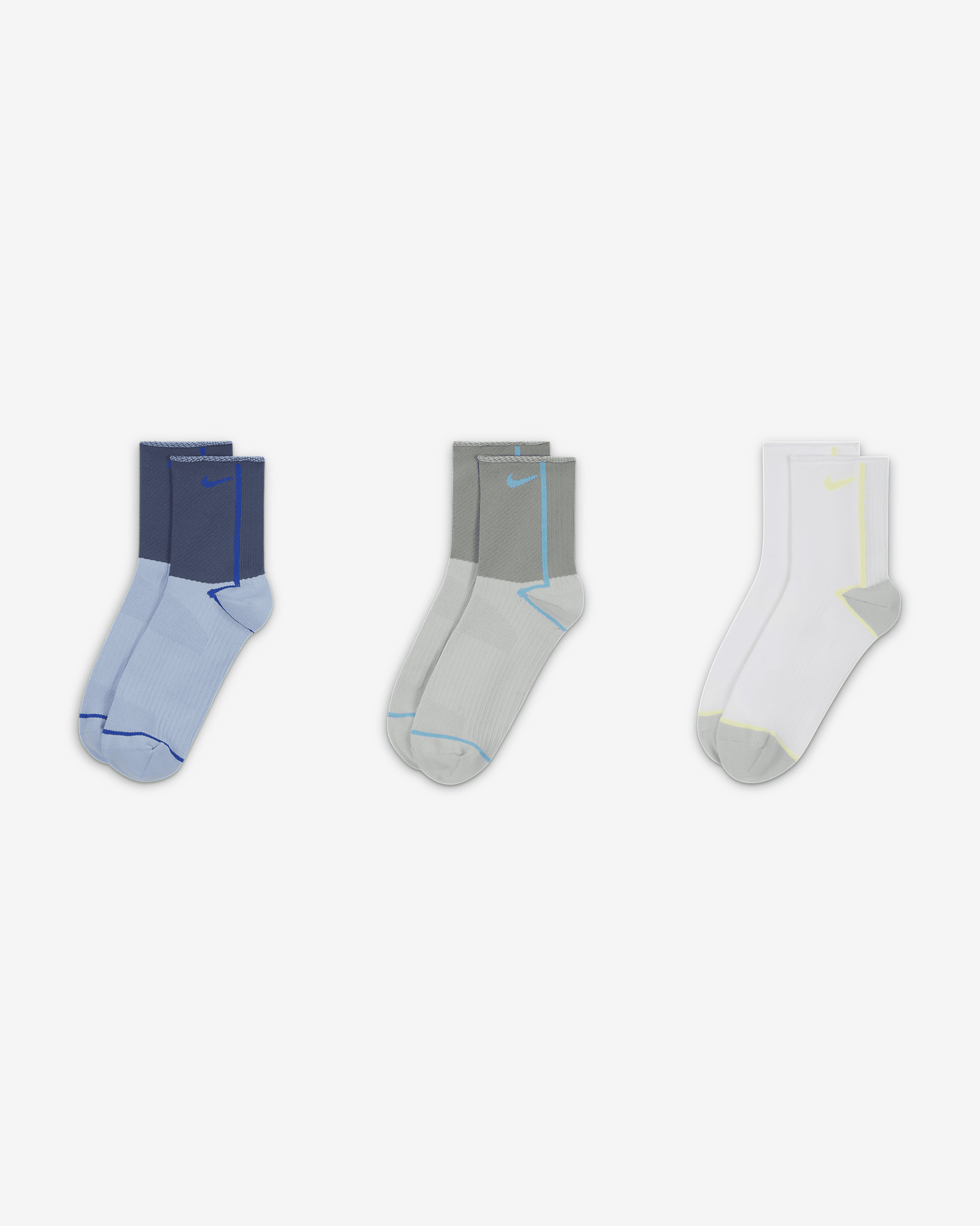 Nike Everyday Plus Lightweight Women's Training Ankle Socks (3 Pairs) - 2