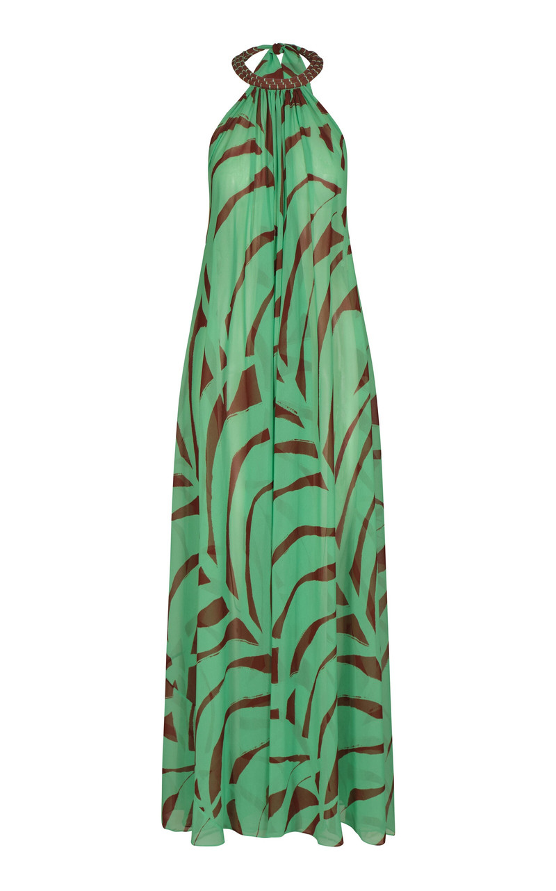 Tactile Winds Printed Maxi Dress print 1